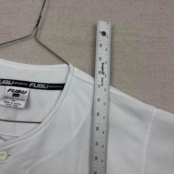 Vintage Y2K FUBU 05 Embroidered White Baseball Jersey - Picture 8 of 8